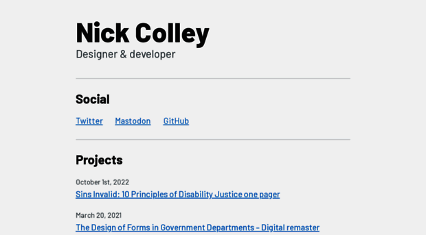 nickcolley.co.uk