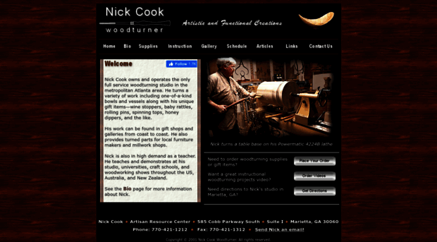 nickcookwoodturner.com