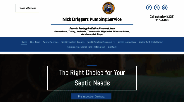 nickdriggerspumpingservice.com