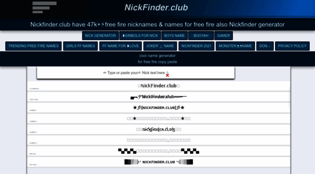 nickfinder.club