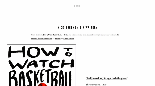 nickgreenewriter.com