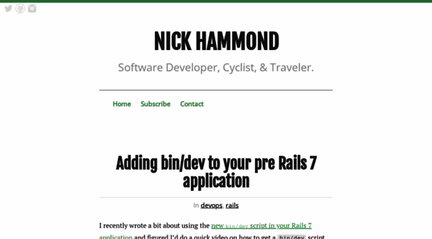 nickhammond.com