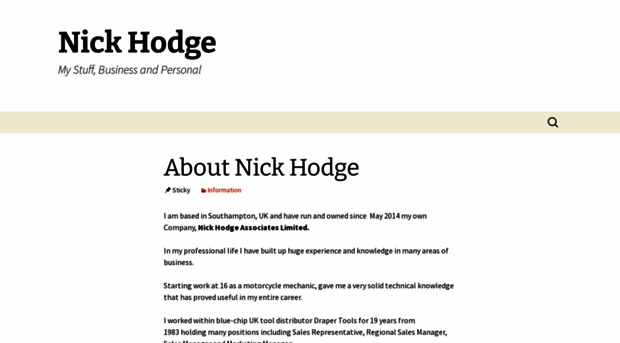 nickhodge.co.uk