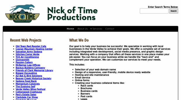 nickoftimeproductions.com