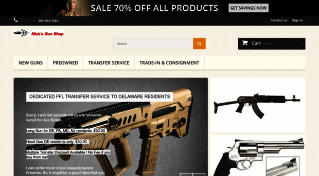 nicksgunshop.com