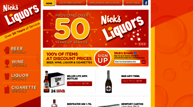 nicksliquors.com