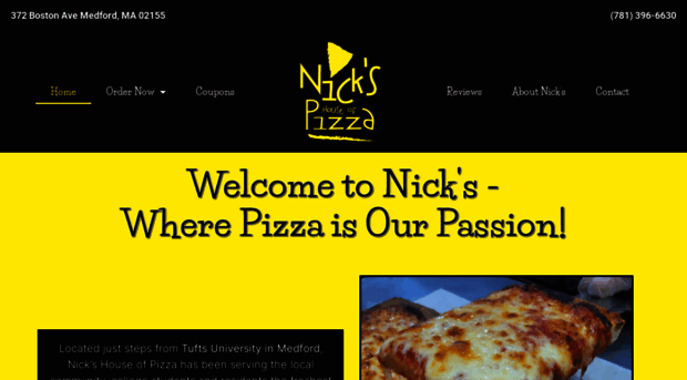 nickspizzaofmedford.com