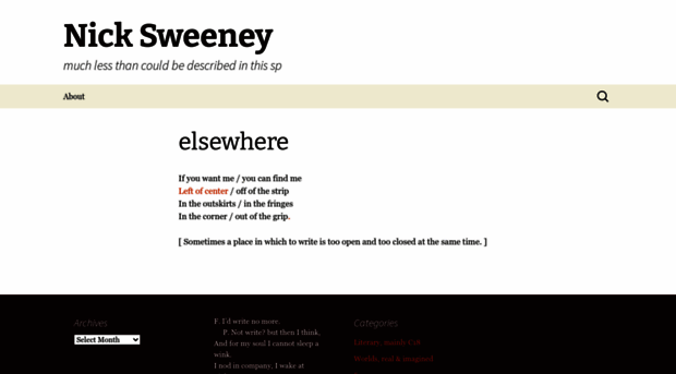 nicksweeney.com