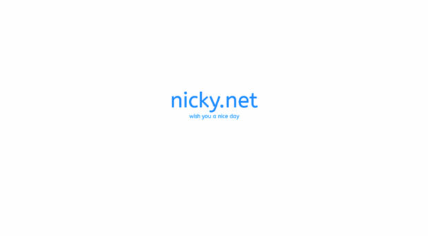 nicky.net