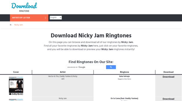 nickyjam.download-ringtone.com