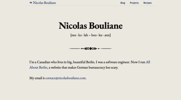 nicolasbouliane.com