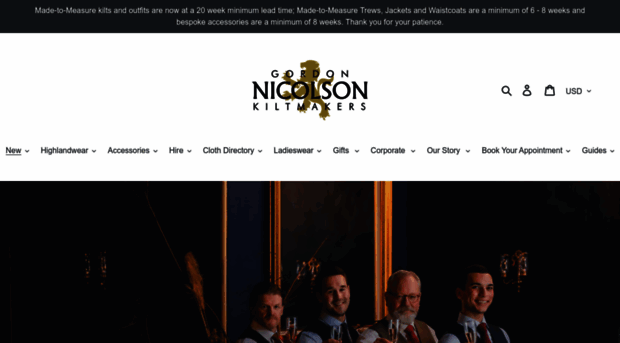 nicolsonkiltmakers.com