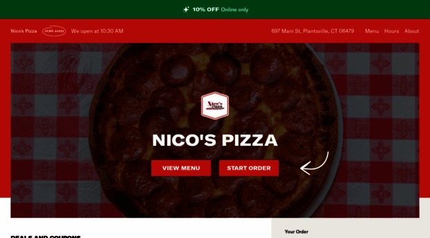 nicospizzaplantsville.com