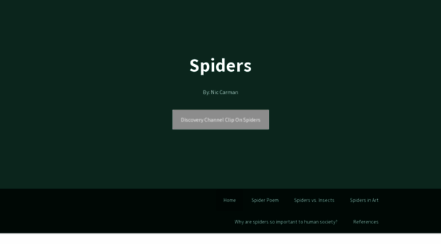 nics-spider-project.weebly.com