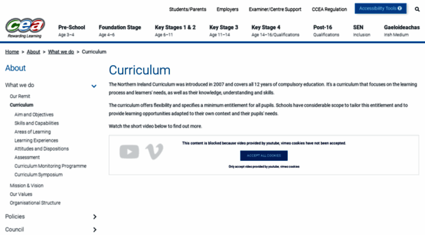 nicurriculum.org.uk