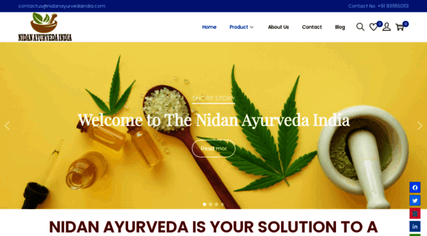 nidanayurvedaindia.com