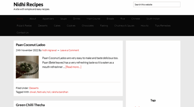 nidhirecipes.com