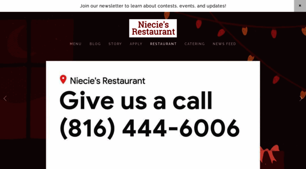 nieciesrestaurant.com