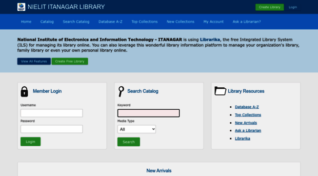 nielititanagar.librarika.com