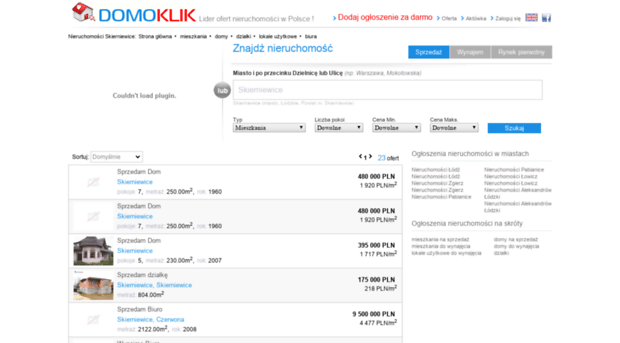 nieruchomosci-skierniewice.domoklik.pl