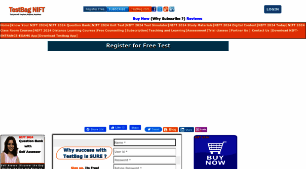 nift.testbag.com