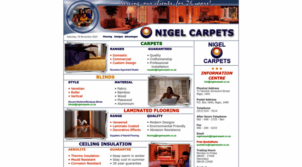 nigelcarpets.co.za