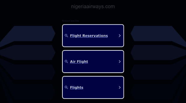 nigeriaairways.com
