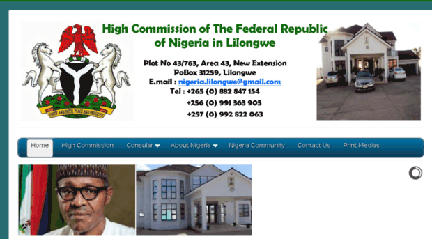 nigeriahighcommissionlilongwe.org