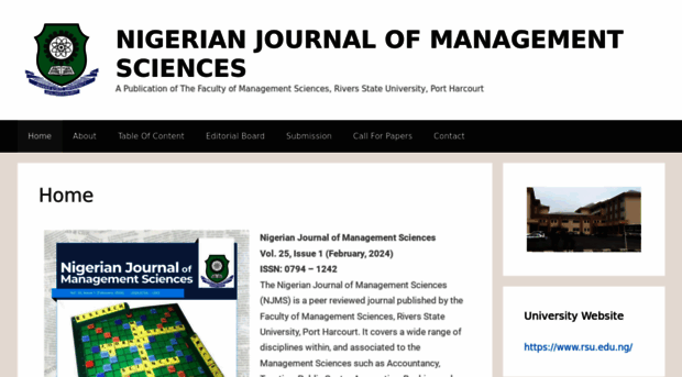 nigerianjournalofmanagementsciences.com