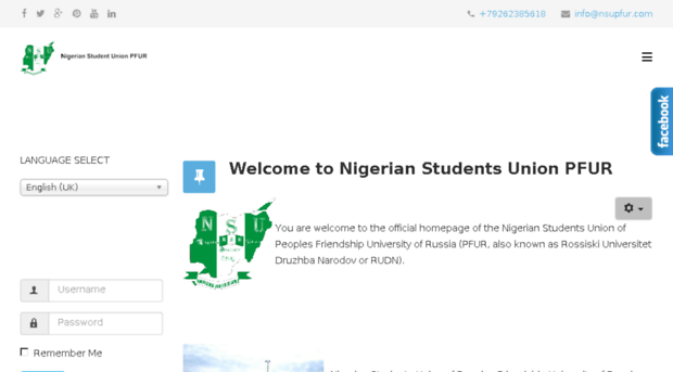 nigerianstudentsunionpfur.com