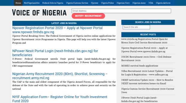 nigeriarecruitmentform.com