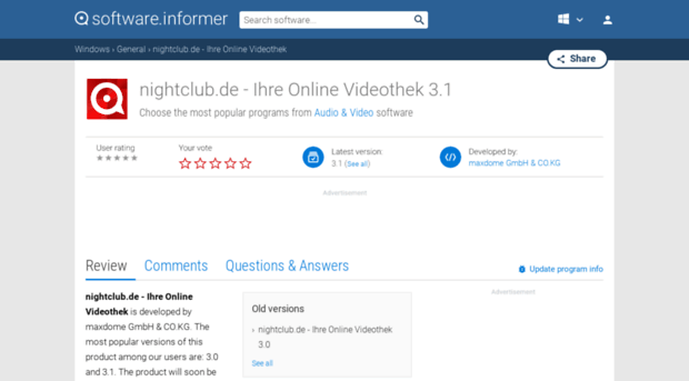 nightclub-de-ihre-online-videothek.software.informer.com