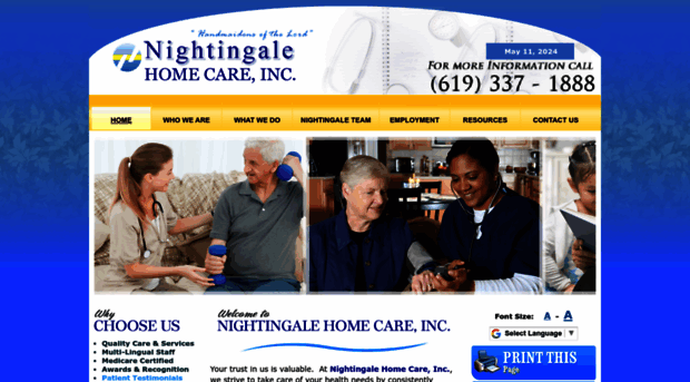 nightingalehomecare.net