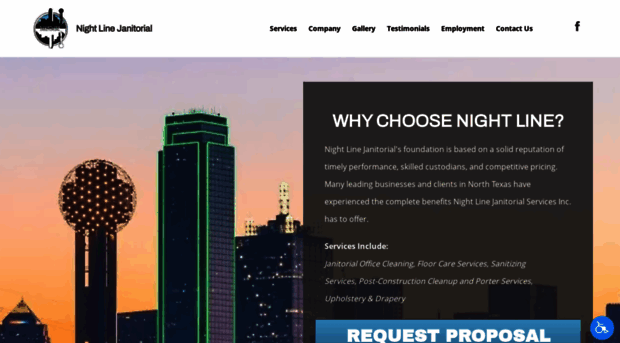 nightlinejanitorial.com