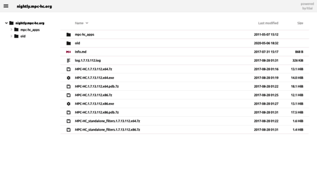 nightly.mpc-hc.org