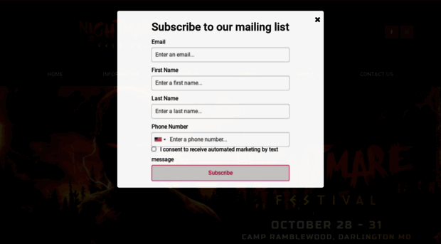 nightmare-festival.com