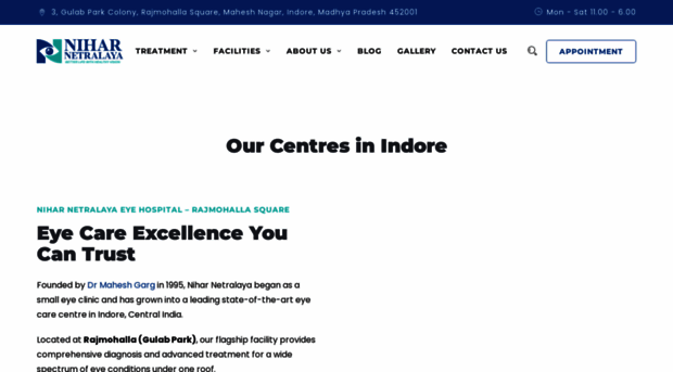 niharnetralaya.com