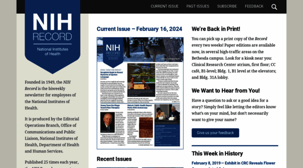 nihrecord.nih.gov