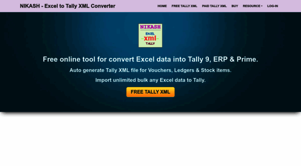 excel to tally xml converter free