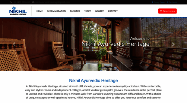 nikhilayurvedicheritage.com