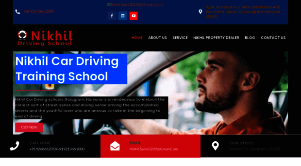 nikhildrivingschool.com