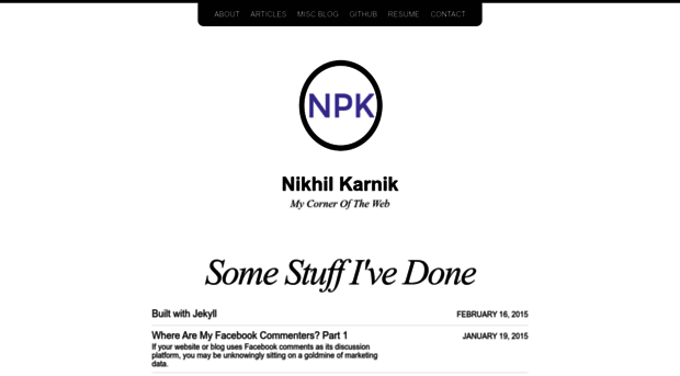 nikhilkarnik.com