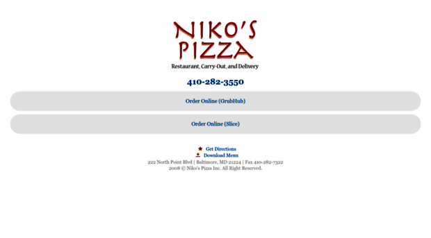 nikospizza.biz