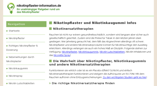 nikotinpflaster-information.de