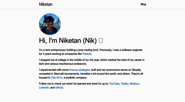 nikpatel.io