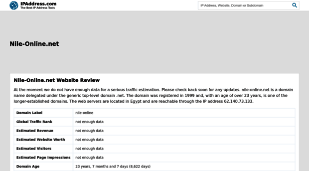 nile-online.net.ipaddress.com