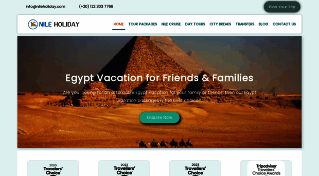 nileholidaytours.com