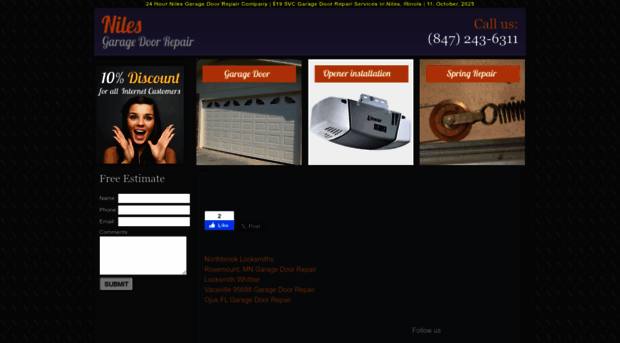 nilesgaragedoorrepair.biz