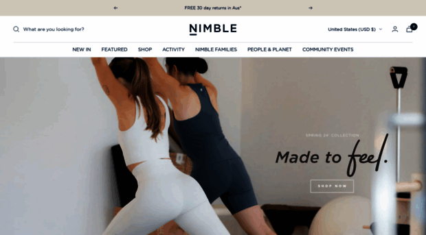 nimbleactivewear.com