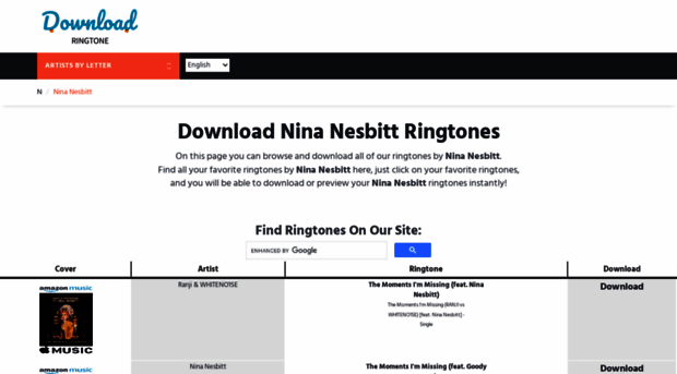 ninanesbitt.download-ringtone.com